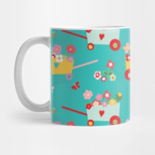 Butterflies Flower Mug